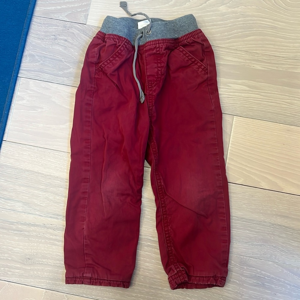 Hanna Andersson lined pants 2T GUC